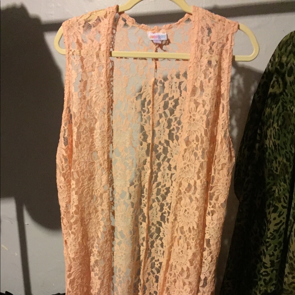 Lularoe lace Joy vest